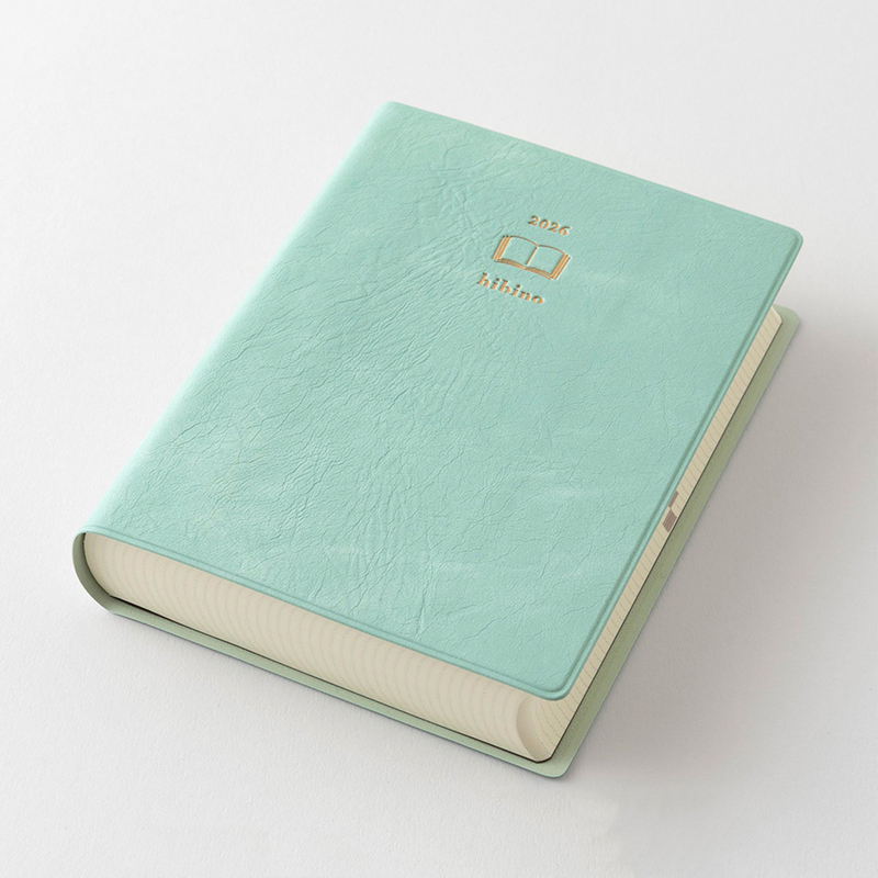 Midori Midori Hibino 2026 Diary A6 Blue Green