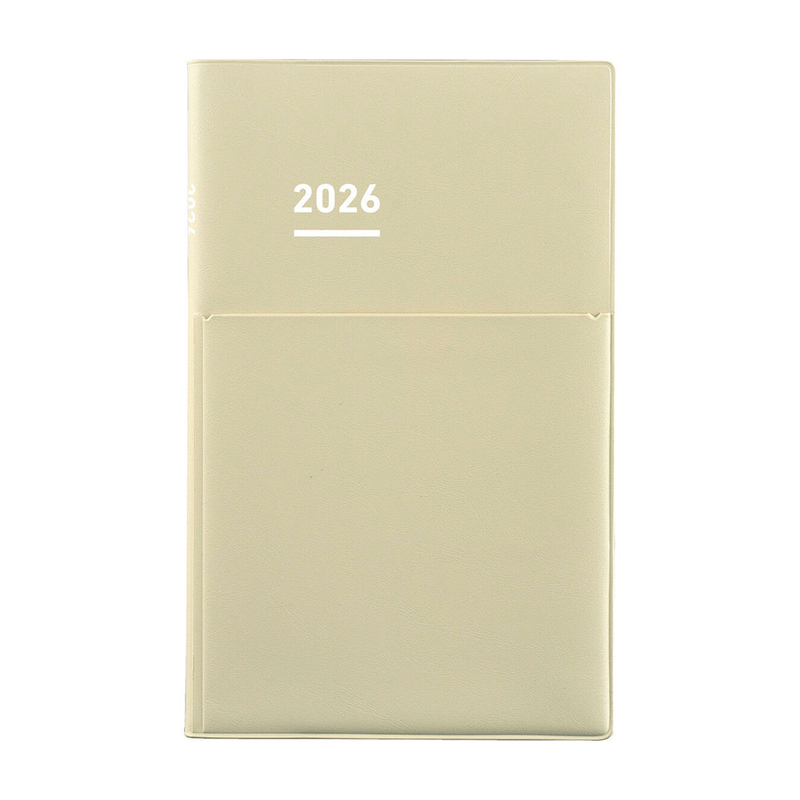 Kokuyo Kokuyo Jibun Techo Biz Agenda 2026 A5 Slim Beige
