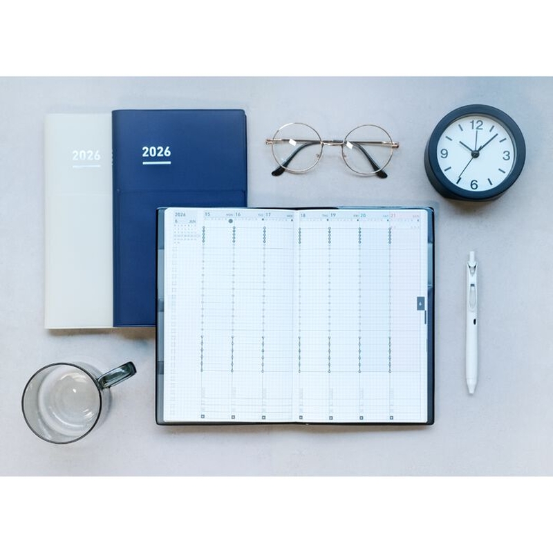 Kokuyo Kokuyo Jibun Techo Biz mini 2026 B6 Slim Black