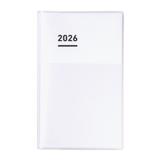 Kokuyo Jibun Techo Diary 2026 A5 Slim White