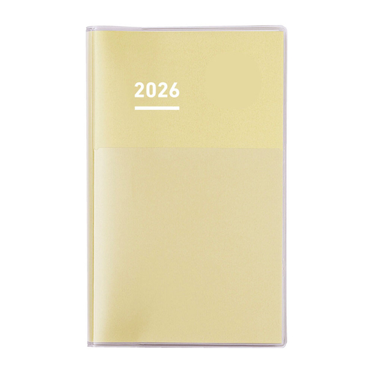 Kokuyo Jibun Techo Diary 2026 A5 Slim Yellow