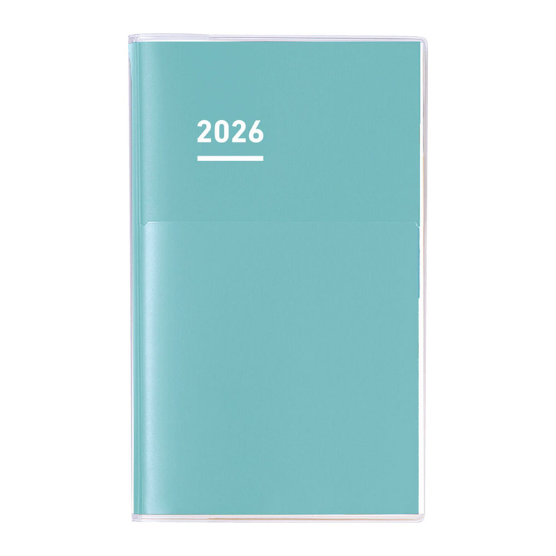 Kokuyo Kokuyo Jibun Techo Diary Agenda 2026 A5 Slim Verde
