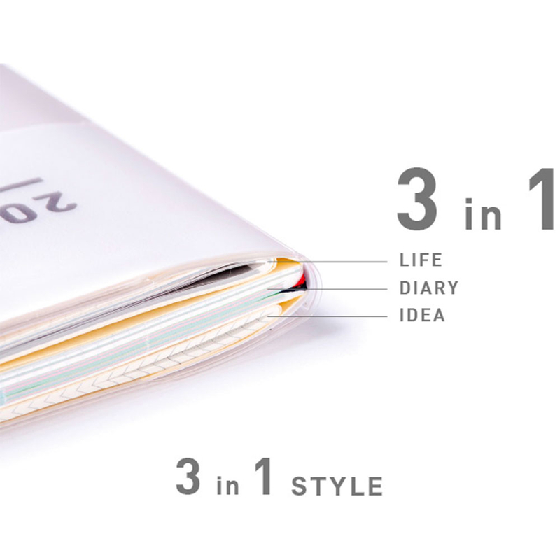 Kokuyo Kokuyo Jibun Techo First Kit mini Agenda 2025 B6 Slim Viola