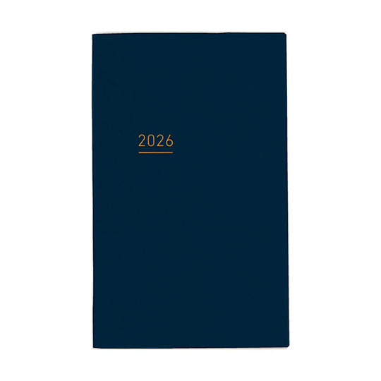 Kokuyo Jibun Techo Lite 2026 A5 Slim Navy