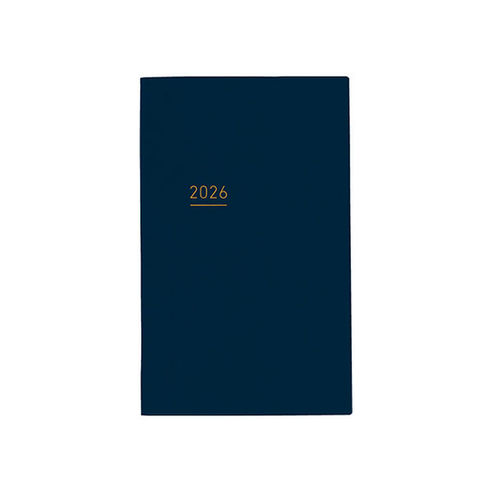 Kokuyo Jibun Techo Lite mini 2026 B6 Slim Navy