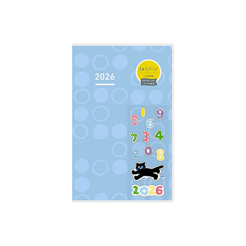 Kokuyo Kokuyo Jibun Techo Days mini 2026 B6 Slim SOU.SOU Blue