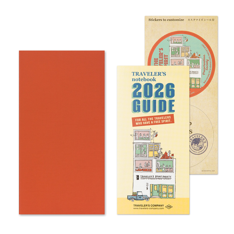 Traveler's Company Traveler's Notebook Refill 2026 Monthly Diary Regular Size