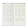 Traveler's Company Traveler's Notebook Refill 2026 Weekly + Memo Diary Regular Size
