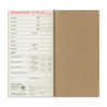 Traveler's Company Traveler's Notebook Refill 2026 Weekly Vertical Diary Regular Size