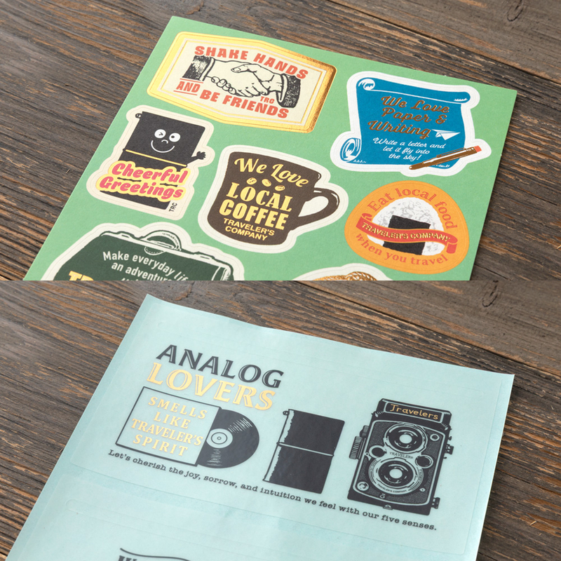 Traveler's Company Traveler's Notebook Customize Sticker Set for 2026 Diary