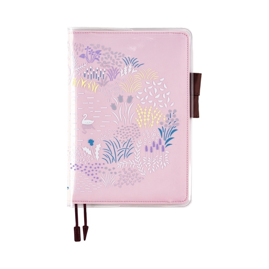 Hobonichi Cover on Cover for A5 Yuri Sanae: Forest Lake