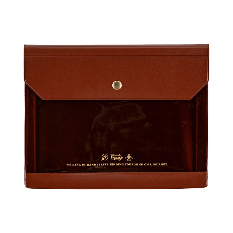 Hobonichi Hobonichi Alettone Document Case for A6 Size Brown