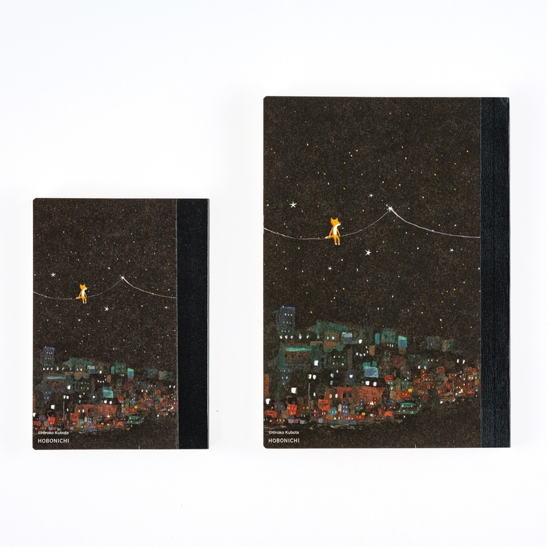 Hobonichi Hobonichi Graph Notebook A6 Hiroko Kubota: Another night of falling star sparklers Grid