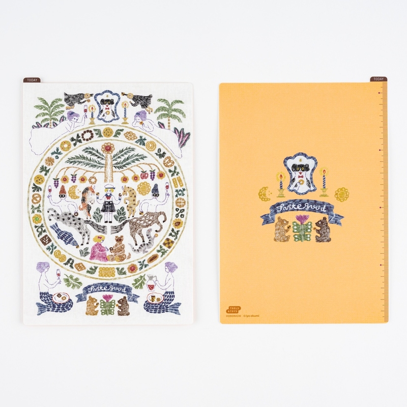 Hobonichi Hobonichi Pencil Board iyo okumi: Happy Tea Time - Taste Good Sottopagina per Cousin A5