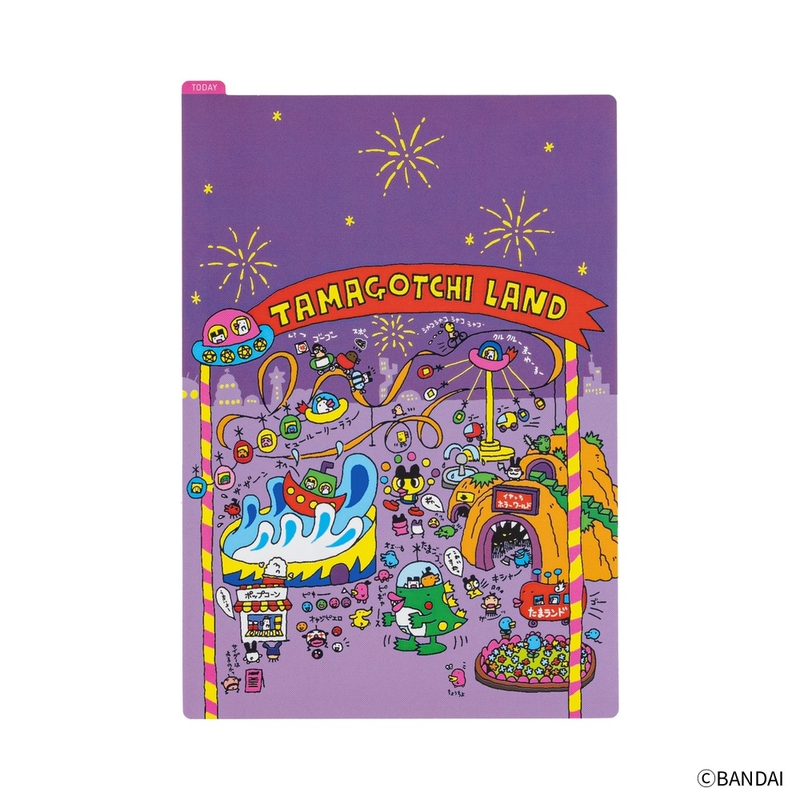 Hobonichi Hobonichi Pencil Board Tamagotchi: Tamagotchi Land Sottopagina per Cousin A5