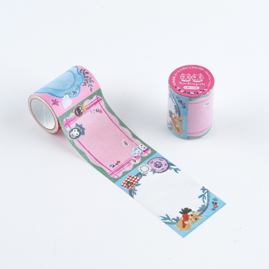 Hobonichi Sticky Note Roll Yumi Kitagishi: White Cat’s Table Decorations