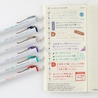 Hobonichi Hobonichi TSUKI no IRO: Uniball One - Luglio-Dicembre Set di 6 Penne