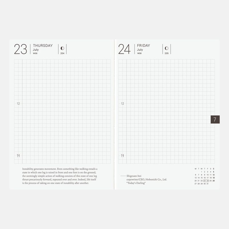 Hobonichi Hobonichi Techo Planner Book A6 2026