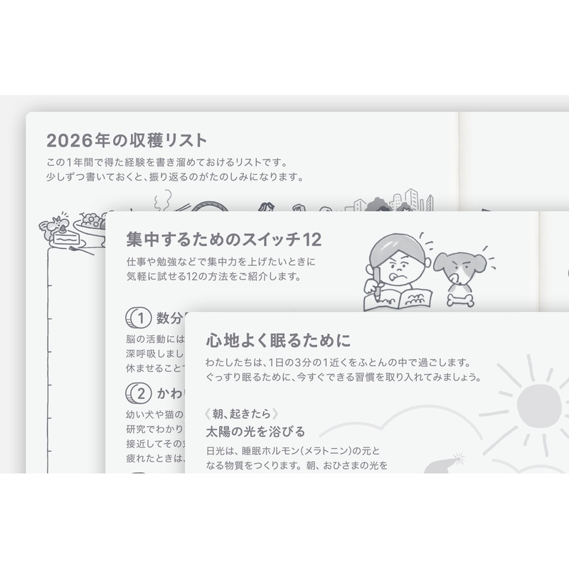 Hobonichi Hobonichi Techo Original Book 2026 Agenda A6 Giornaliera