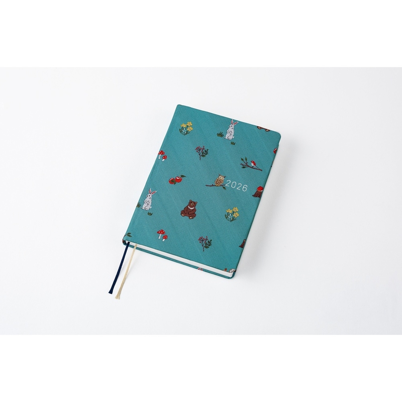 Hobonichi Hobonichi Hon A6 Bow & Tie: In the Forest Agenda 2026 Giornaliera