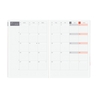 Hobonichi Hobonichi Hon A5 Paper Series: Black Gingham Agenda 2026 Giornaliera