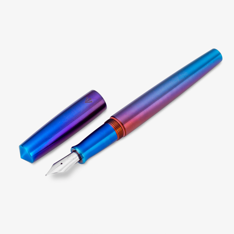 Gravitas Gravitas Sentry Fountain Pen Raw Grade 5 Titanium TiSiNx