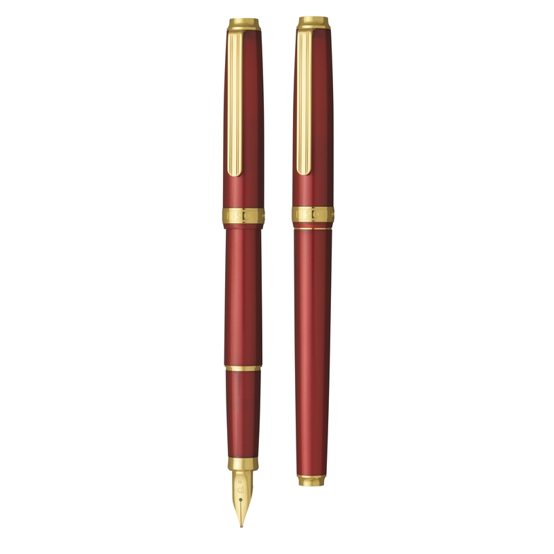 Platinum Platinum Biso Penna Stilografica Flame Red