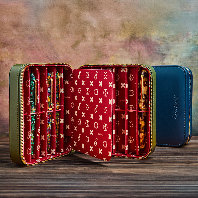 Esterbrook Esterbrook Six Pen Nook Portapenne 6 Posti Moss Green