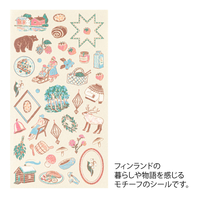 Midori Midori Stickers Finnish Motifs