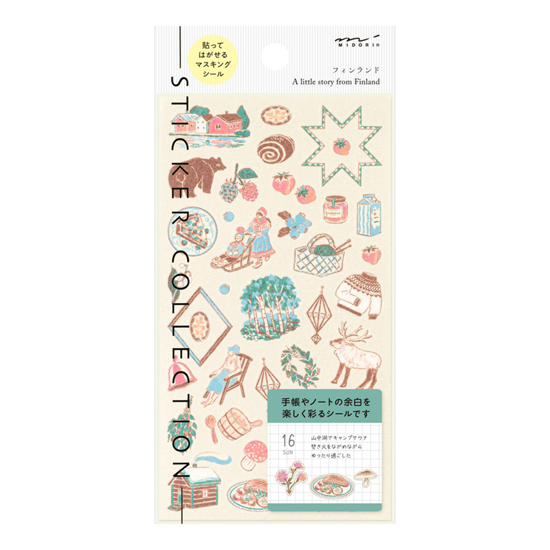 Midori Midori Stickers Finnish Motifs