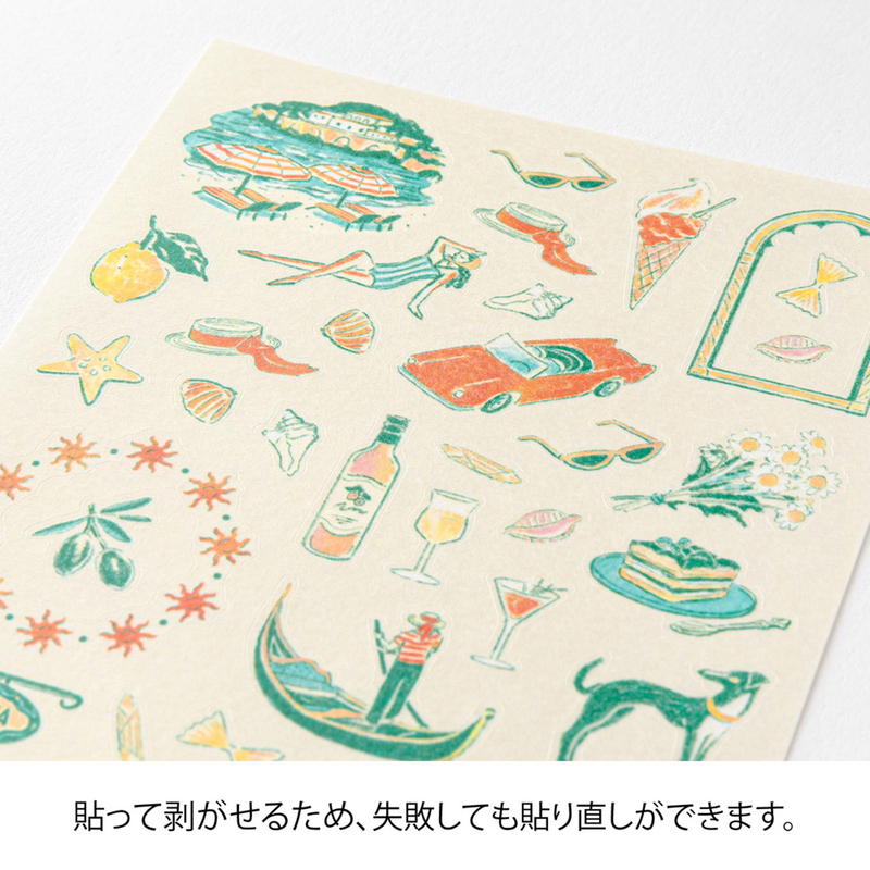 Midori Midori Stickers Italian Motifs