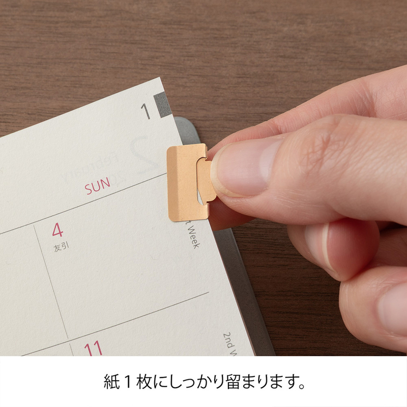 Midori Midori Chiratto Index Clip S Arancione