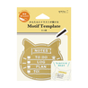 Midori Midori Motif Template Gatto