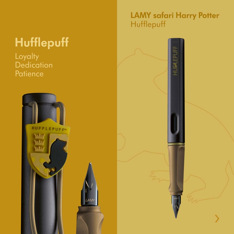 Lamy Lamy x Harry Potter Safari Penna Stilografica Hufflepuff Edizione Speciale
