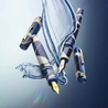 Leonardo Officina Italiana Leonardo Momento Magico Fountain Pen Blue Wave & Rhodium 14k