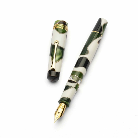 Leonardo Momento Magico Penna Stilografica Foglia & Oro 14k