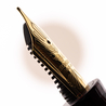Leonardo Officina Italiana Leonardo Momento Magico Penna Stilografica Onda Blu & Oro 14k