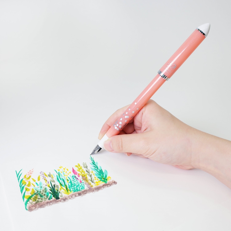 Sailor Sailor Fude De Mannen 30th Anniversary Fountain Pen Confetti Pink