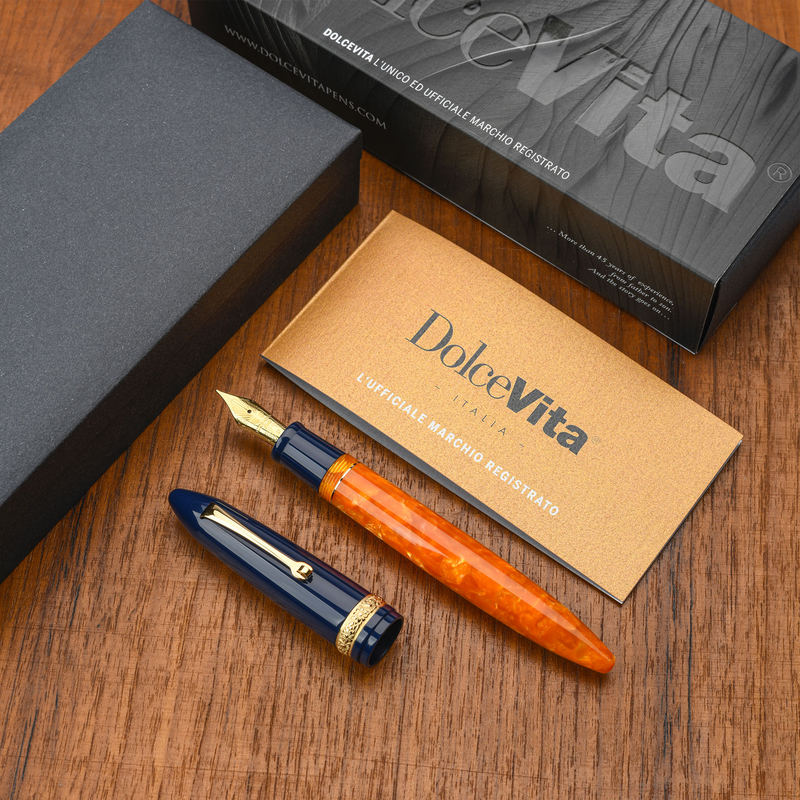 Dolcevita Leonardo x Dolcevita Furore Fountain Pen Parthenope & Gold