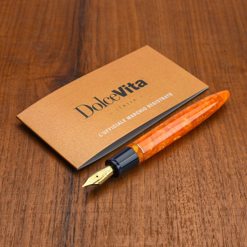 Dolcevita Leonardo x Dolcevita Furore Fountain Pen Parthenope & Gold