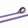 MT Masking Tape MT 1P Dot Washi Tape Deep Purple