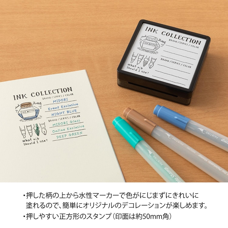 Midori Midori Timbro Preinchiostrato Ink Collection