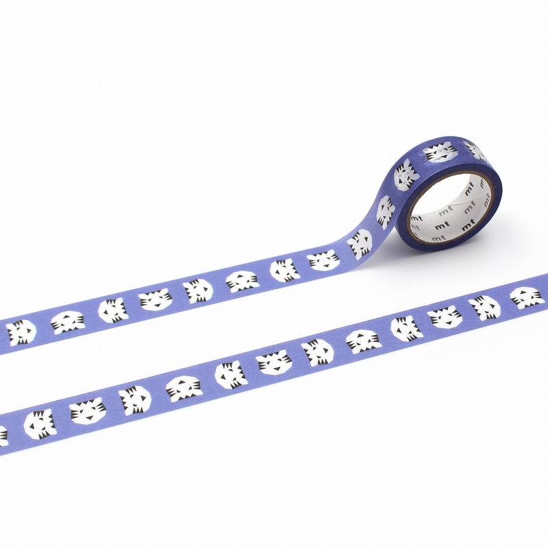 MT Masking Tape MT x Papier Tigre Washi Tape Tigre Blue