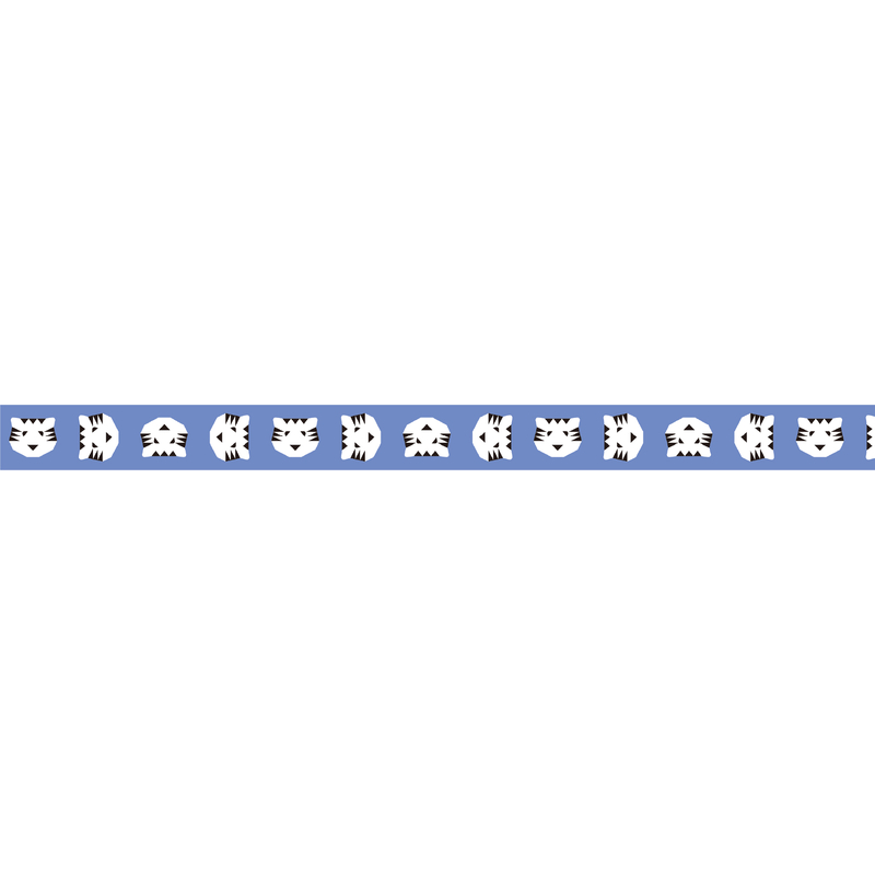 MT Masking Tape MT x Papier Tigre Washi Tape Tigre Blue
