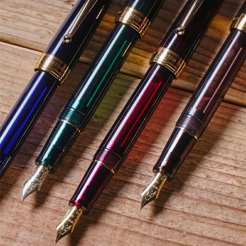 Pilot Pilot Custom NS World Voyage Penna Stilografica Nature Green