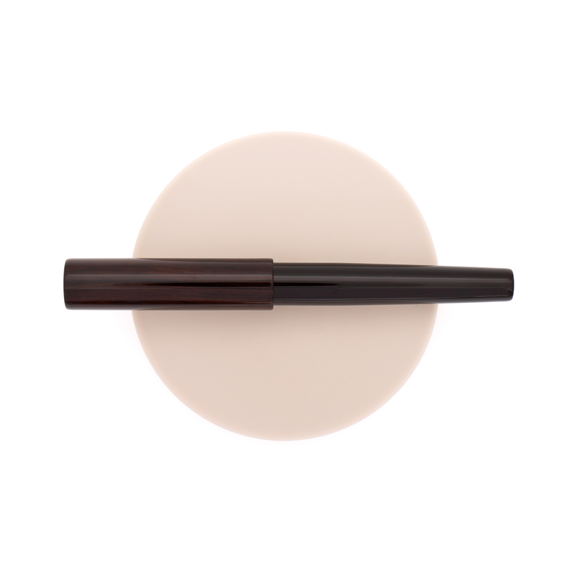 Wancher Wancher Sekai Aizu Urushi Penna Stilografica Ebony