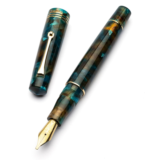 Leonardo Momento Zero Fountain Pen Pausilya & Gold 14k
