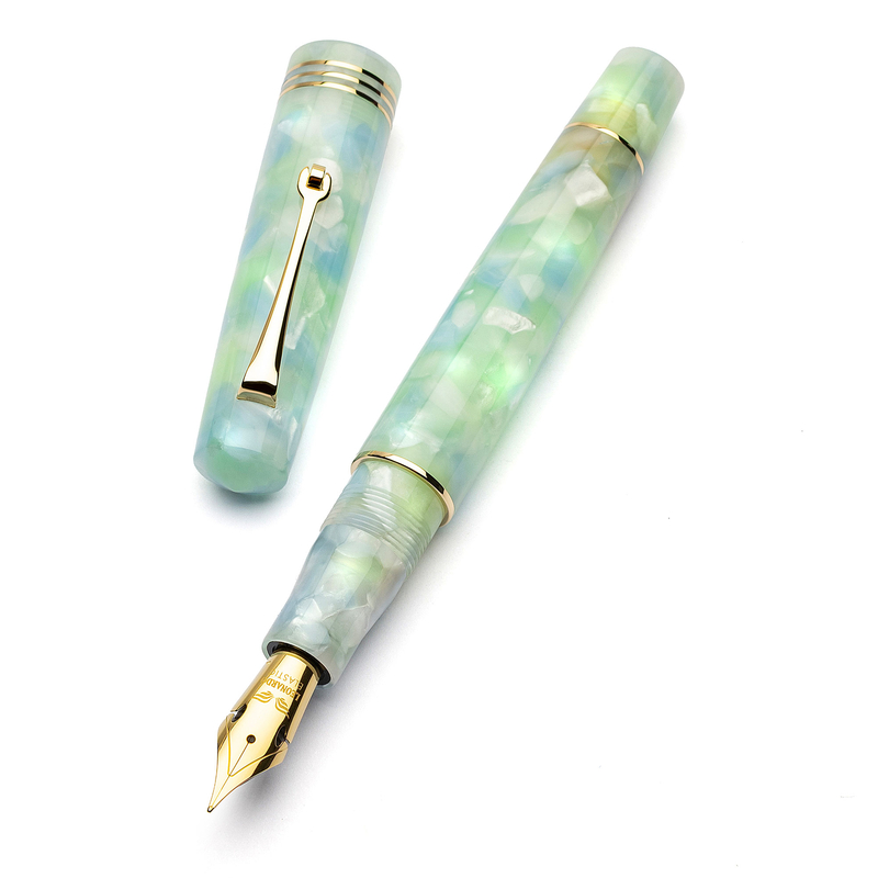 Leonardo Officina Italiana Leonardo Momento Zero Penna Stilografica Artica & Oro 14k