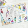 Bande Bande Washi Tape Cambio Vestito Festa tra Gatti