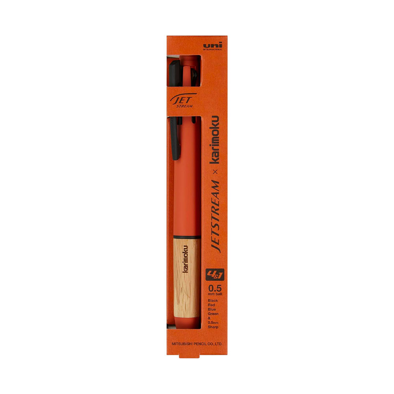 Uni Uni Jetstream x Karimoku 4&1 Penna Multifunzione Sunset Orange